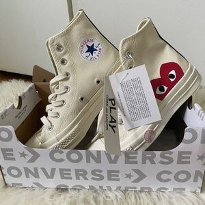 Comme des garçons converse women size 5